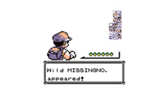 Pokemon text MissingNo. Simple
