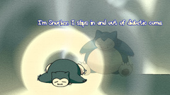 Pokemon text snorlax