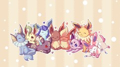 Pokemon vaporeon eevee espeon flareon glaceon jolteon leafeon 