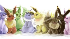 Pokemon vaporeon eevee espeon flareon glaceon jolteon leafeon 