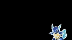 Pokemon Wartortle black background