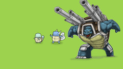 Pokemon Wartortle squirtle blastoise