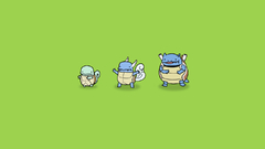 Pokemon Wartortle squirtle blastoise