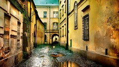 Poland buildings streets Kraków