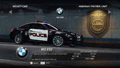 Police cars bmw m3 pc games need for speed hot pursuit video 