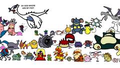 Poliwag Oddish Pokemon Moltres