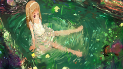 Ponds white dress anime