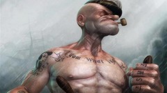 Popeye digital art