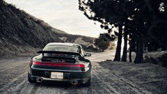 Porsche Car vehicle road Trees Porsche 996 Rollcage porsche 911