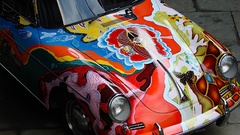 Porsche cars art car