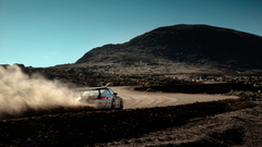 Porsche dust rally dirt