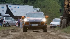 Porsche front Cayenne rally