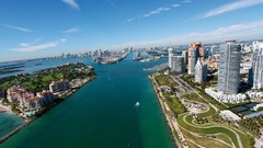 Port Miami cityscapes