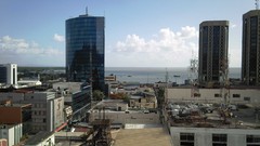 Port Twin Towers Library Spain urban Trinidad Port of Spain