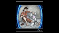 Portal Companion Cube Chell