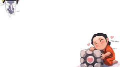 Portal Companion Cube Chell