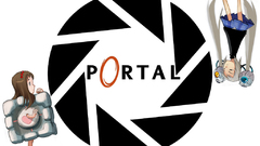 Portal Companion Cube glados