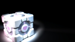 Portal Companion Cube portal