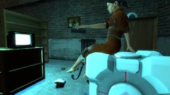 Portal feet Companion Cube