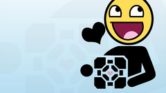 Portal funny Companion Cube