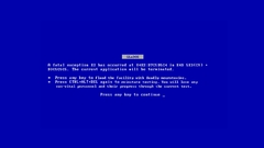 Portal glados Blue Screen