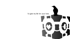 Portal love Companion Cube