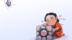 Portal love Companion Cube