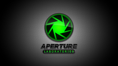 Portal minimalistic Aperture Laboratories