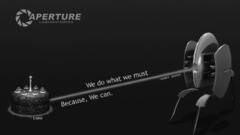 Portal monochrome Aperture Laboratories