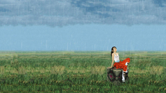 Portal rain Companion Cube