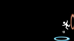 Portal Simple Background black