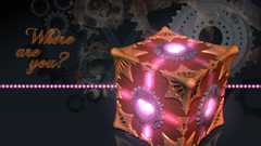 Portal steampunk Companion Cube