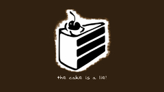 Portal the cake is