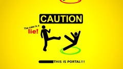 Portal yellow Sparta caution