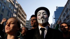 Portugal Anonymous Guy Fawkes Occupy Wall Street occupy