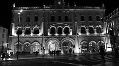Portugal cities Plaza train stations lisboa Estaçao do Rossio 