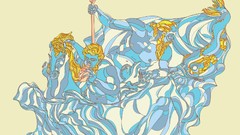 Poseidon Greek pegasus mythology vectors