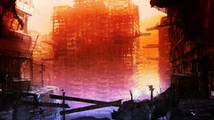 Post-apocalyptic fantasy art