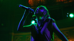 Power-of-song girl microphone power