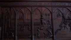 Prague churches cathedrals woodcut