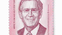 Presidents stamp George bush