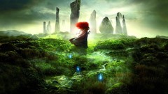 Princess Brave pixar artwork Merida Disney Company