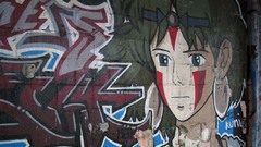 Princess mononoke graffiti San
