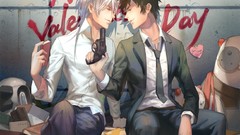 Psycho-pass makishima shougo kougami shinya anime boys