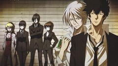 Psycho-pass makishima shougo tsunemori akane kougami shinya 