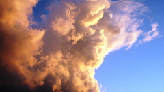 Puffy clouds sky nuvole