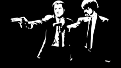 Pulp Fiction black background