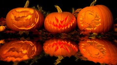 Pumpkins lanterns spooky Jack O Lantern