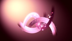 Purple abstract digital art magenta