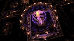 Purple abstract fractal Nathan Smith